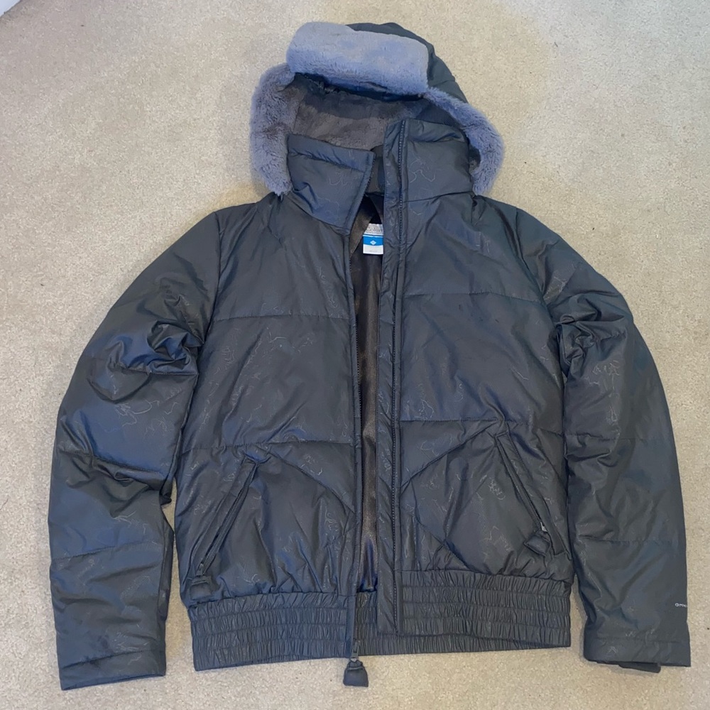 Grey Columbia Puffer Jacket